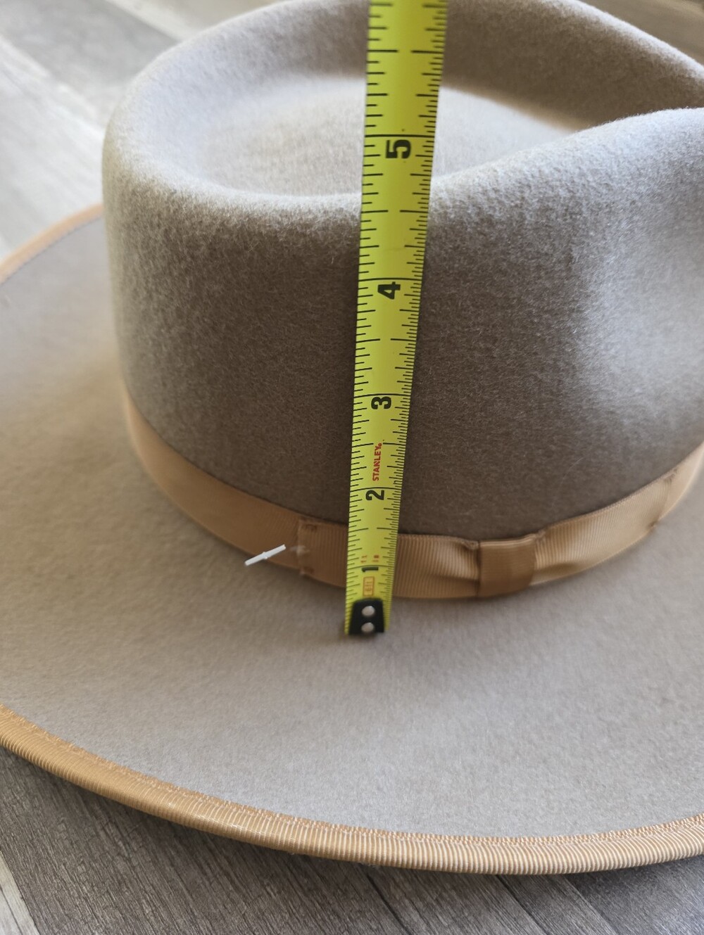 GIGI PIP WESTERN WOOL HAT Classic Brown Wool Felt Fedora coastal Cowgirl Rodeo - Picture 8 of 16